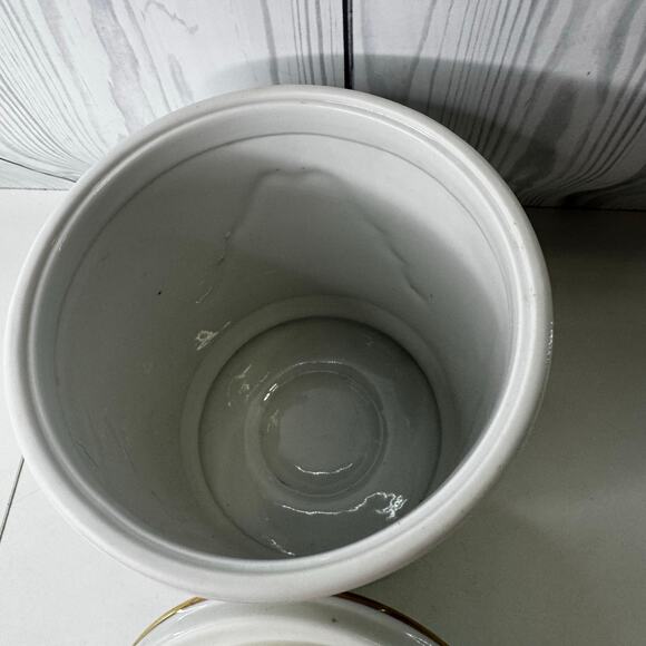 Lenox Carousel Horse Handpainted Porcelain Lidded Canister Flour 1995 Vintage - Picture 5 of 8